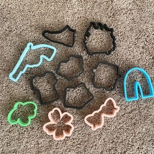 Assorted Retro Girly Cookie Cutters